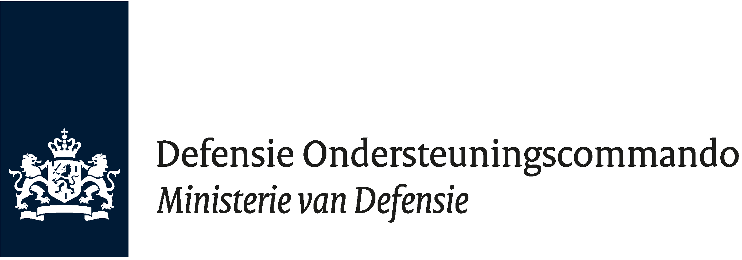 Ministerie van Defensie Ministerie van Defensie